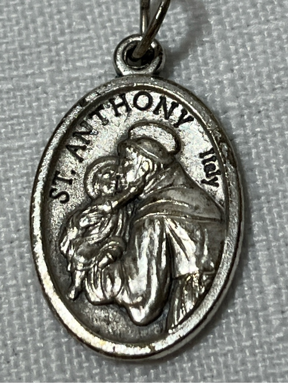 St. Anthony Silver Religious Medal Pendant
Italy